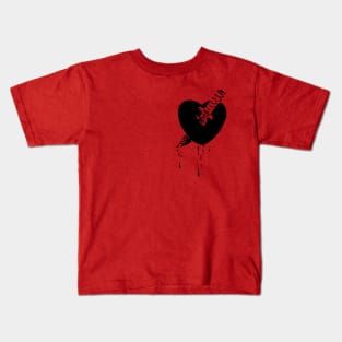 Heart and Dagger Kids T-Shirt